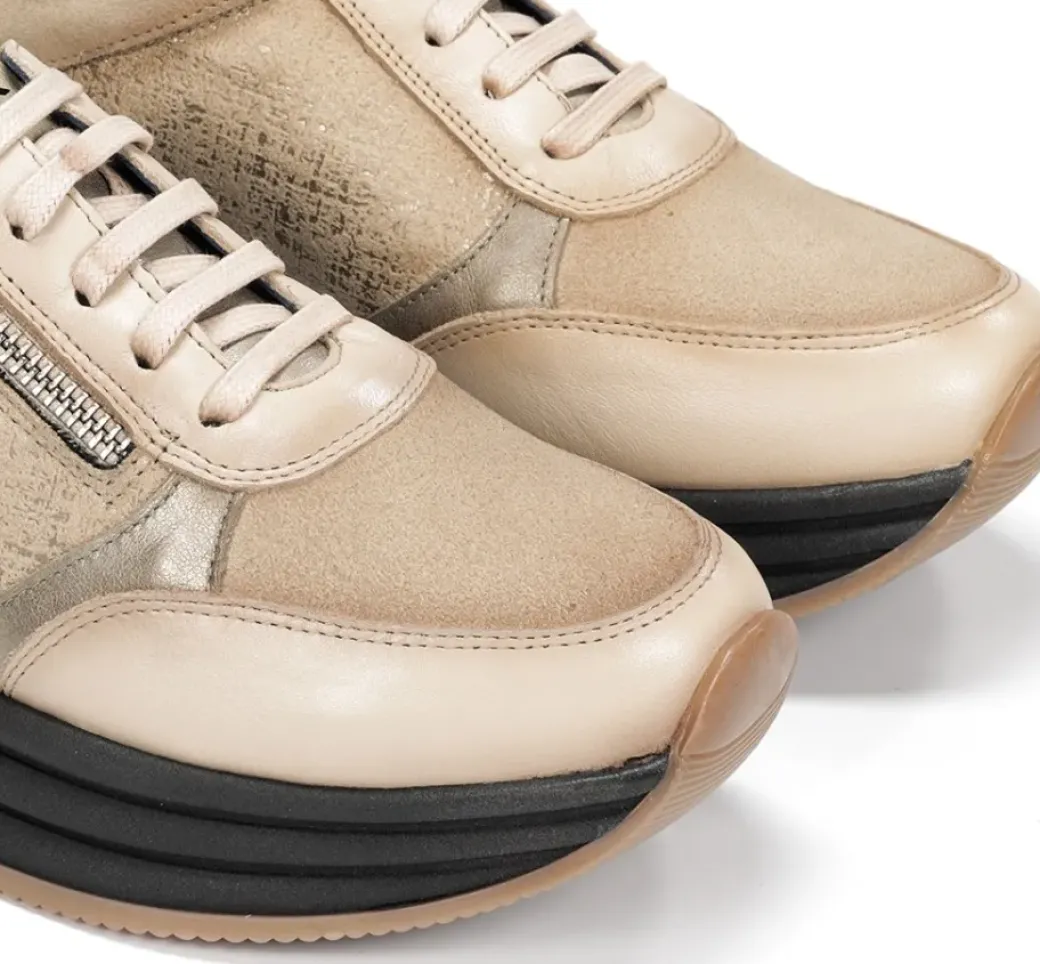 Sale Fluchos DRAZ D9249 Taupe Sneaker
