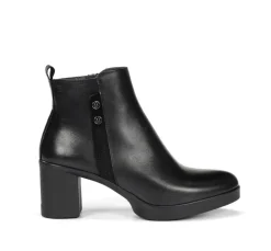 Cheap Fluchos ELITE D9423 Black Ankle Boot