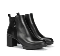 Cheap Fluchos ELITE D9423 Black Ankle Boot