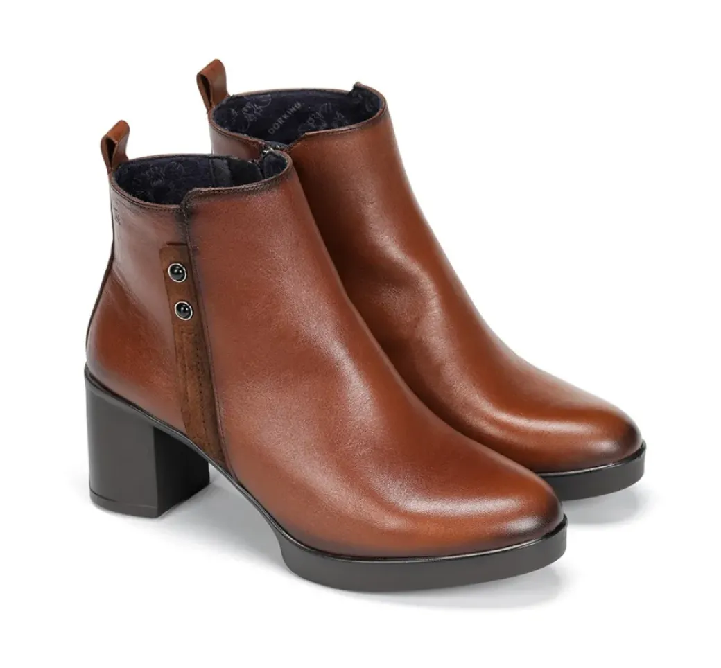 Discount Fluchos ELITE D9423 Brown Ankle Boot
