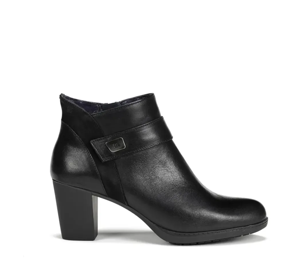 Hot Fluchos EVELYN D9111 Black Ankle Boot