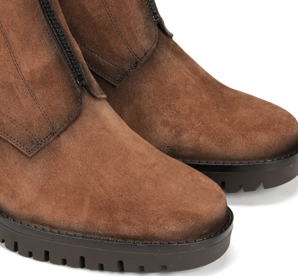 Best Fluchos EVIE D9163 Brown Ankle Boot