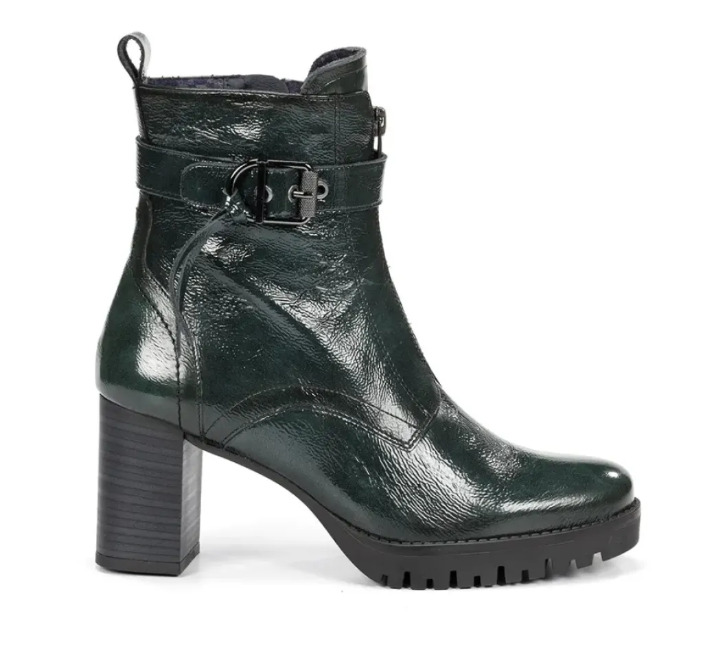 Sale Fluchos EVIE D9163 Green Ankle Boot