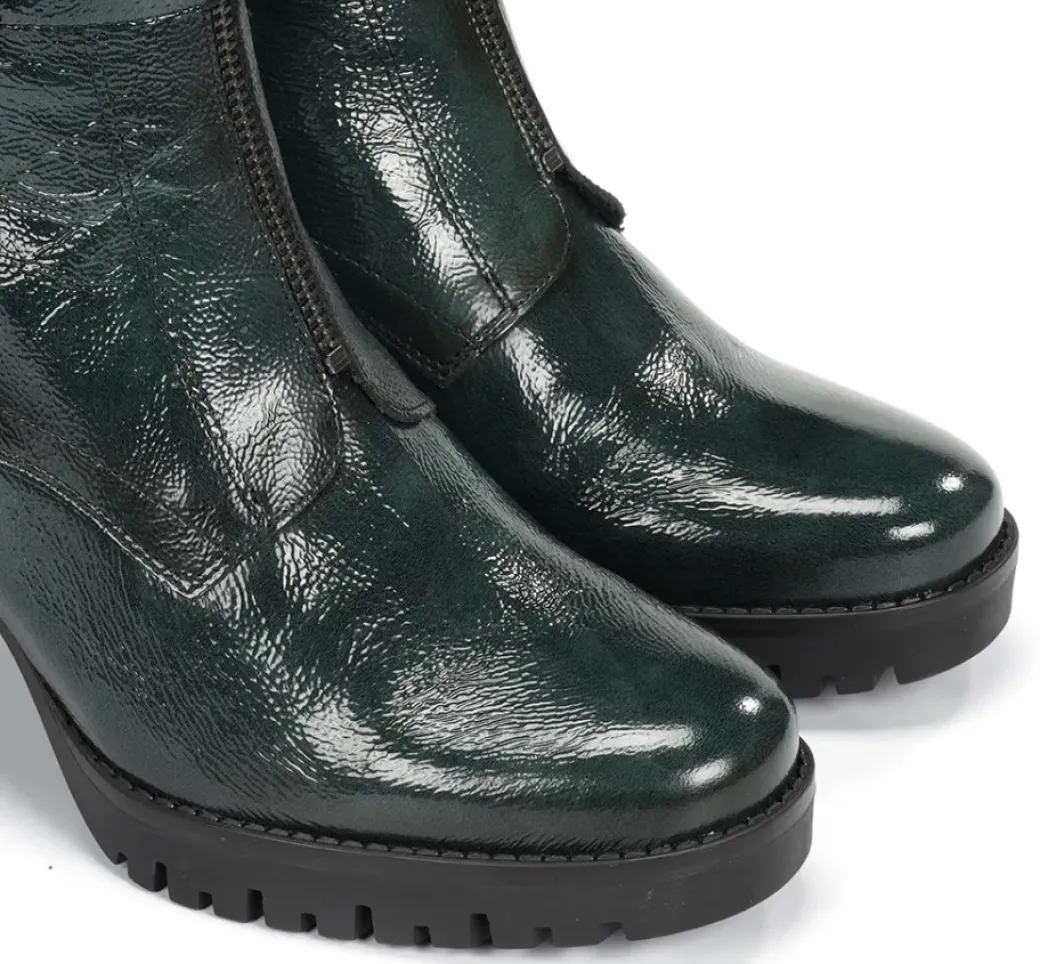 Sale Fluchos EVIE D9163 Green Ankle Boot
