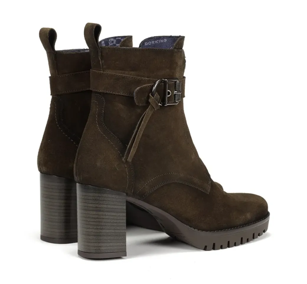 Outlet Fluchos EVIE D9163 Green Ankle Boot