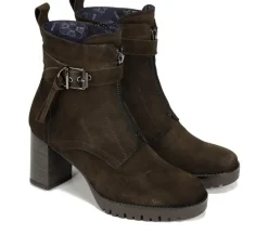 Outlet Fluchos EVIE D9163 Green Ankle Boot
