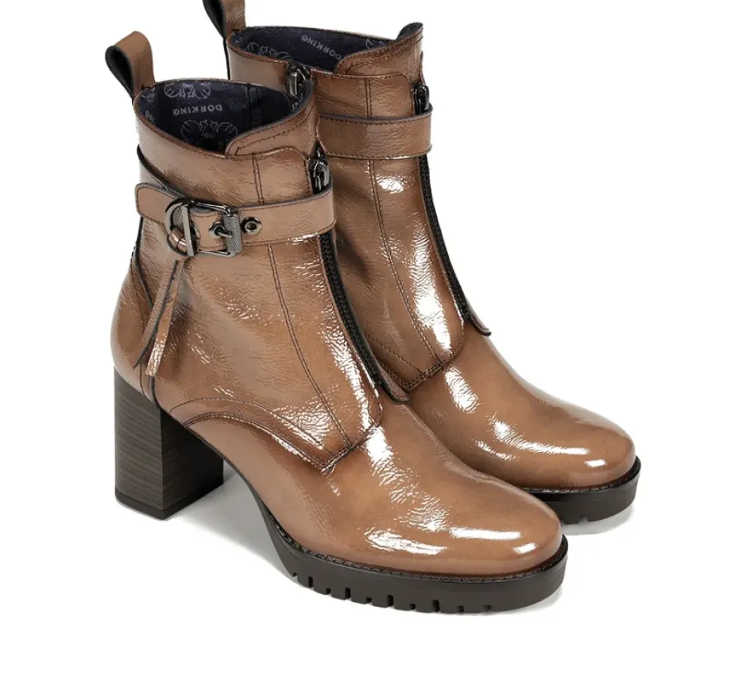 Store Fluchos EVIE D9163 Taupe Ankle Boot
