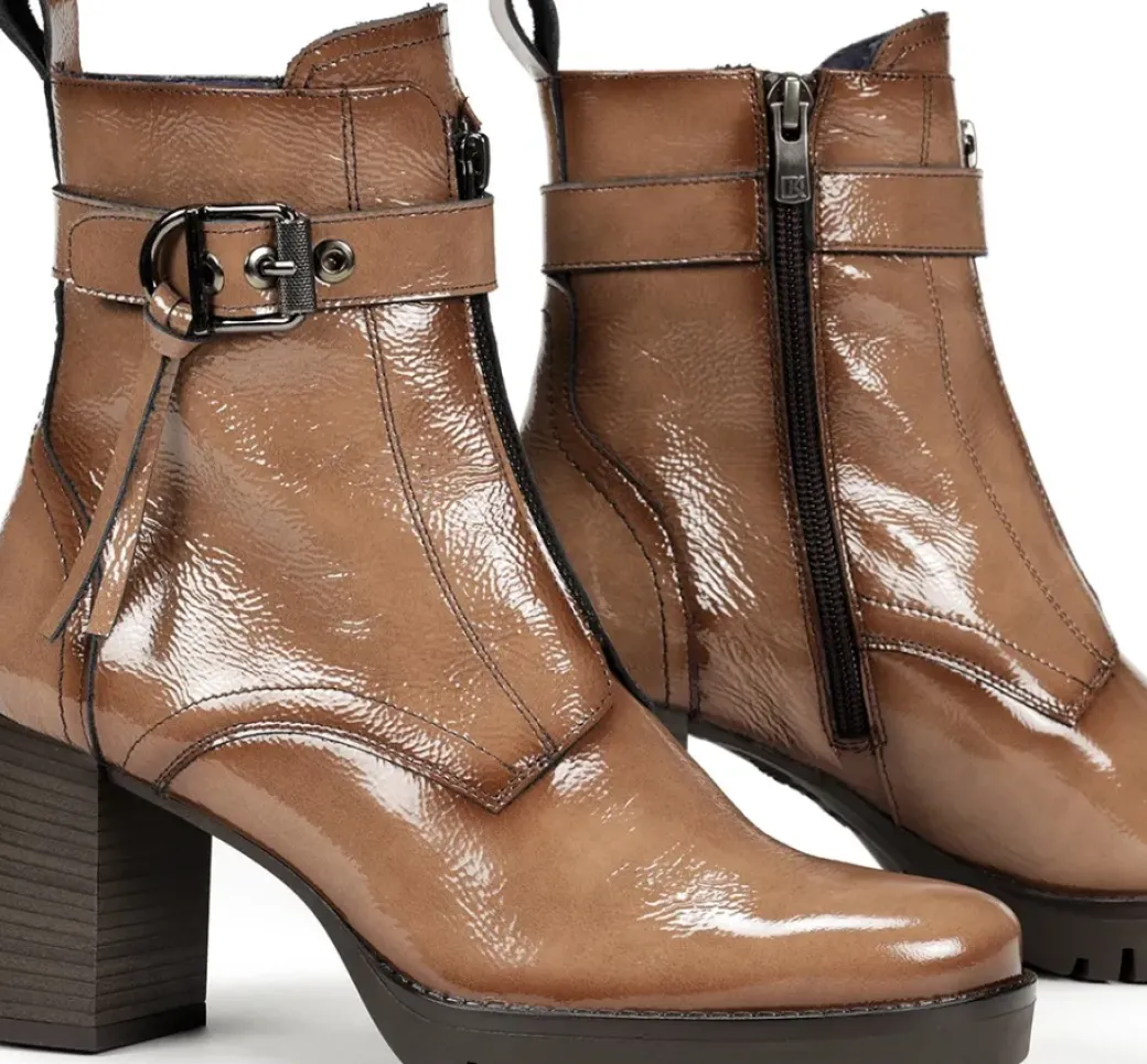 Store Fluchos EVIE D9163 Taupe Ankle Boot