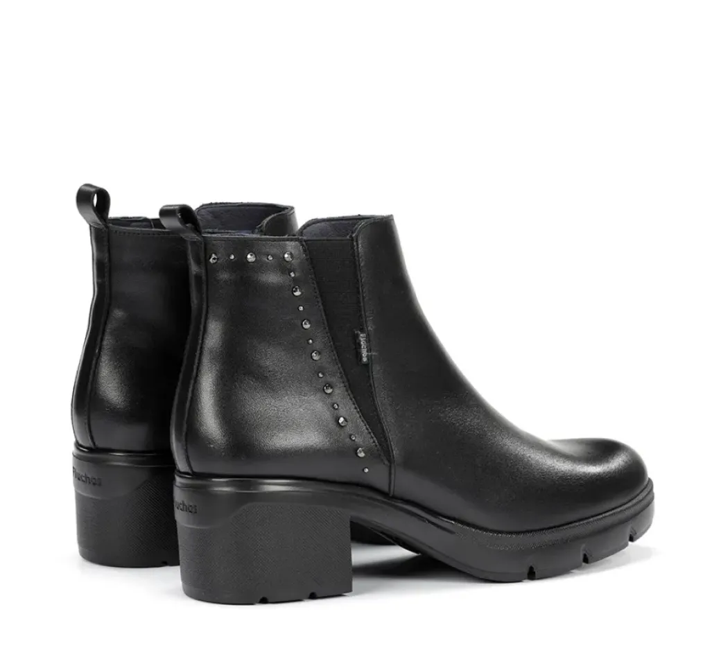 Store Fluchos FUGAZ F2109 Black Ankle Boot