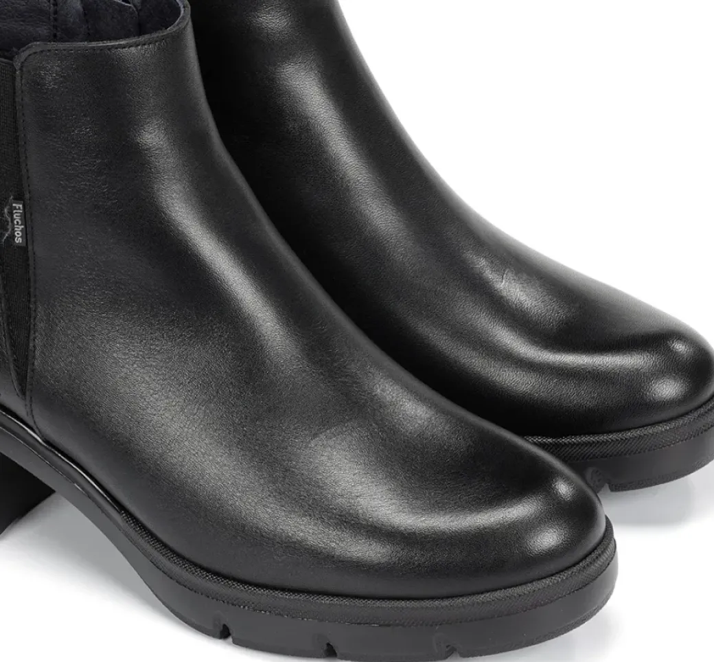 Store Fluchos FUGAZ F2109 Black Ankle Boot