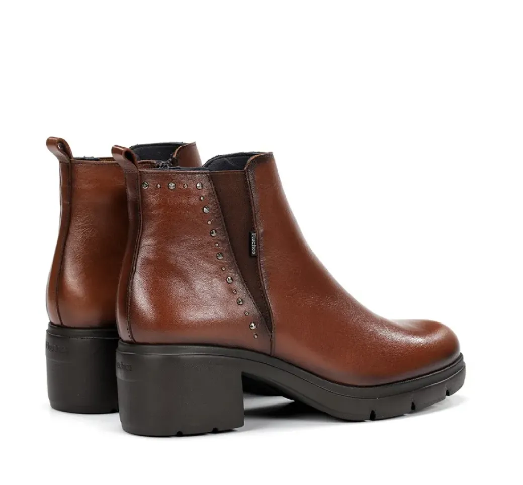 Online Fluchos FUGAZ F2109 Brown Ankle Boot