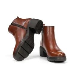 Online Fluchos FUGAZ F2109 Brown Ankle Boot