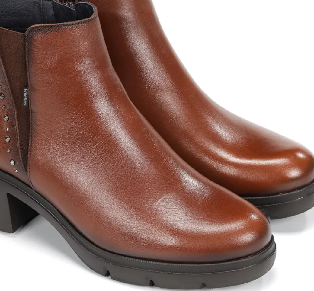 Online Fluchos FUGAZ F2109 Brown Ankle Boot