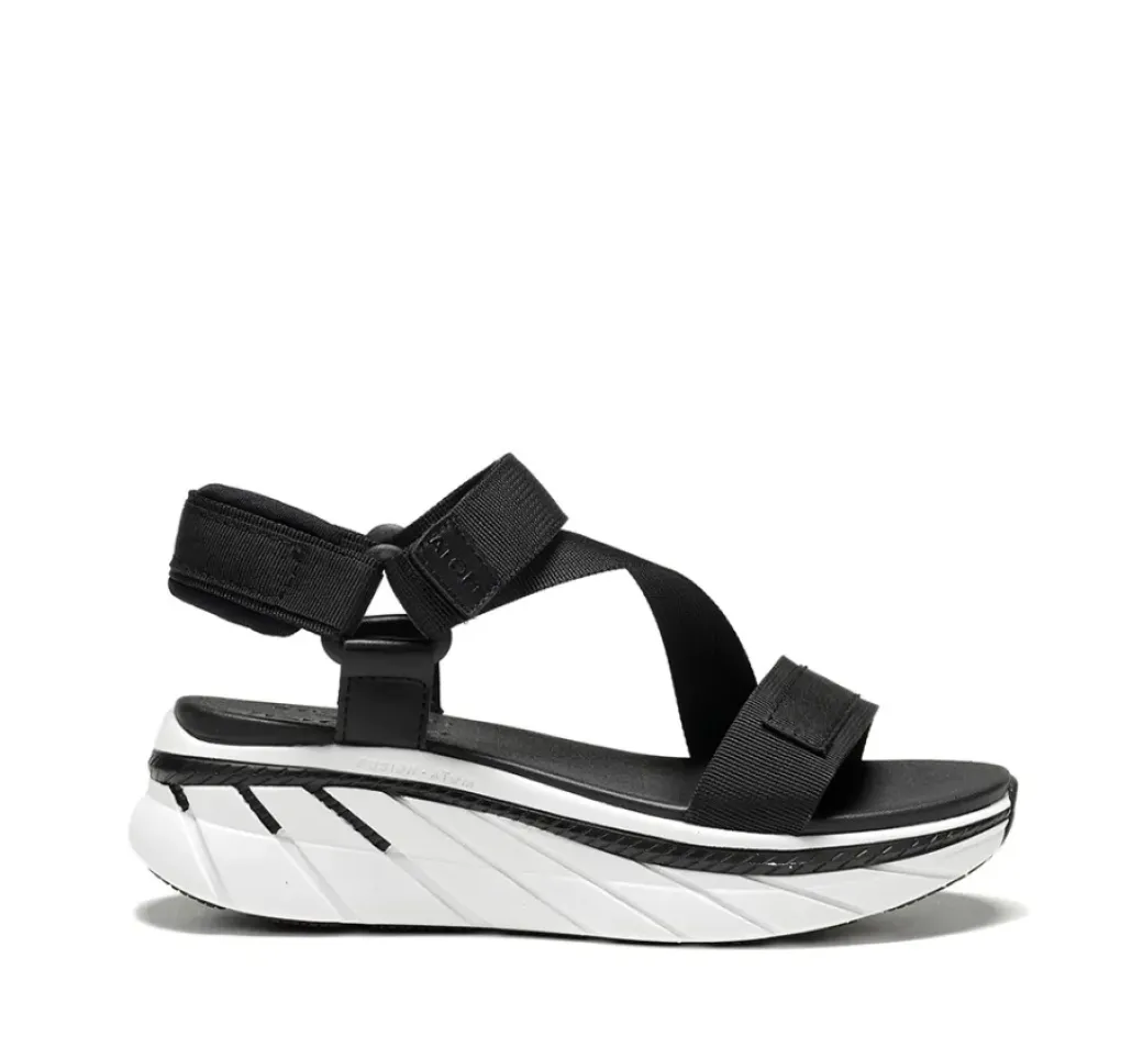 Shop Fluchos FUSION AT104 Black Sandal
