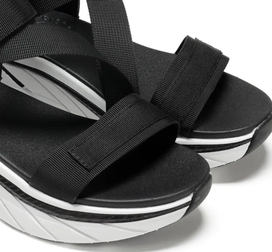 Shop Fluchos FUSION AT104 Black Sandal