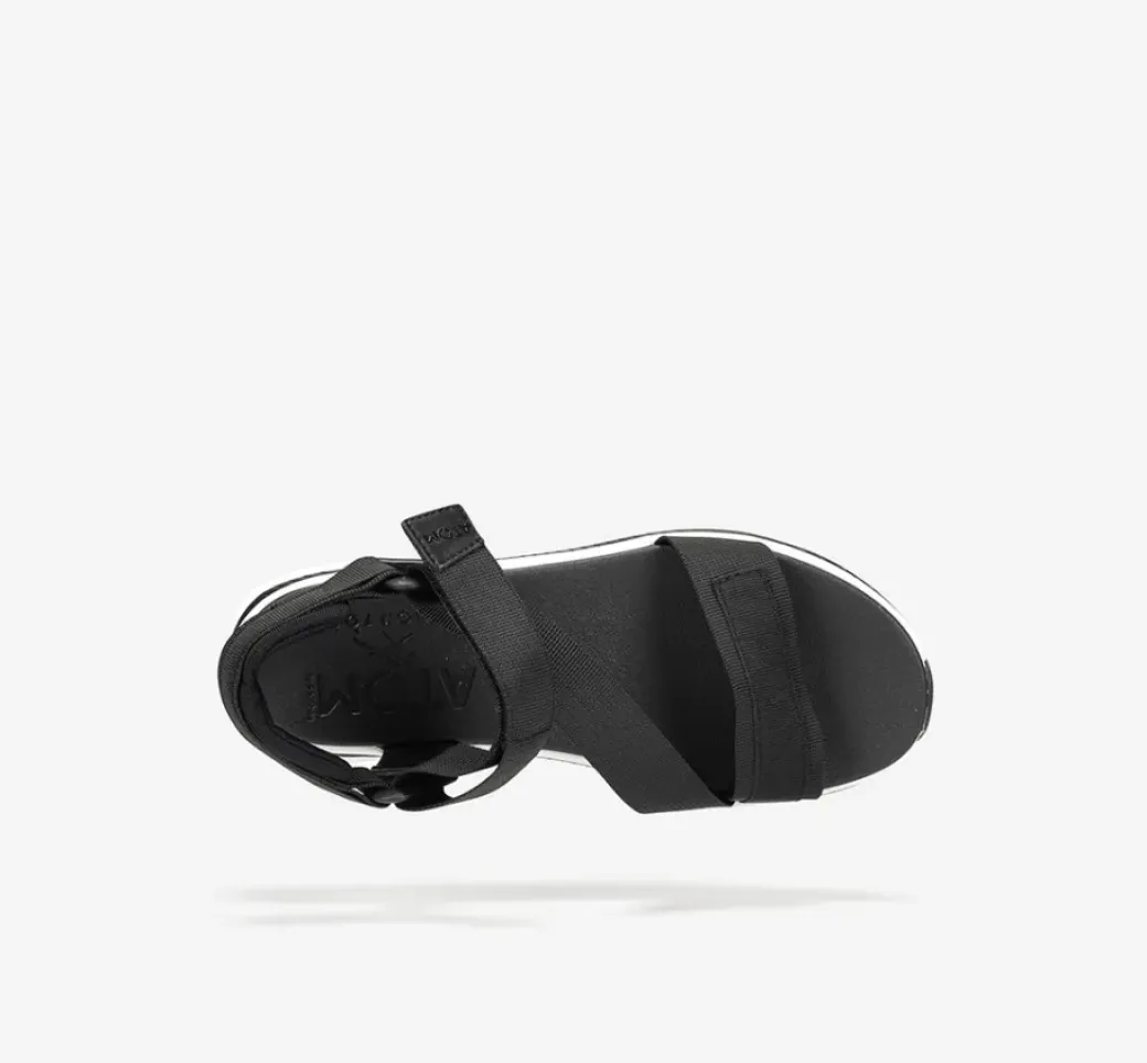 Shop Fluchos FUSION AT104 Black Sandal