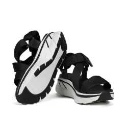 Shop Fluchos FUSION AT104 Black Sandal