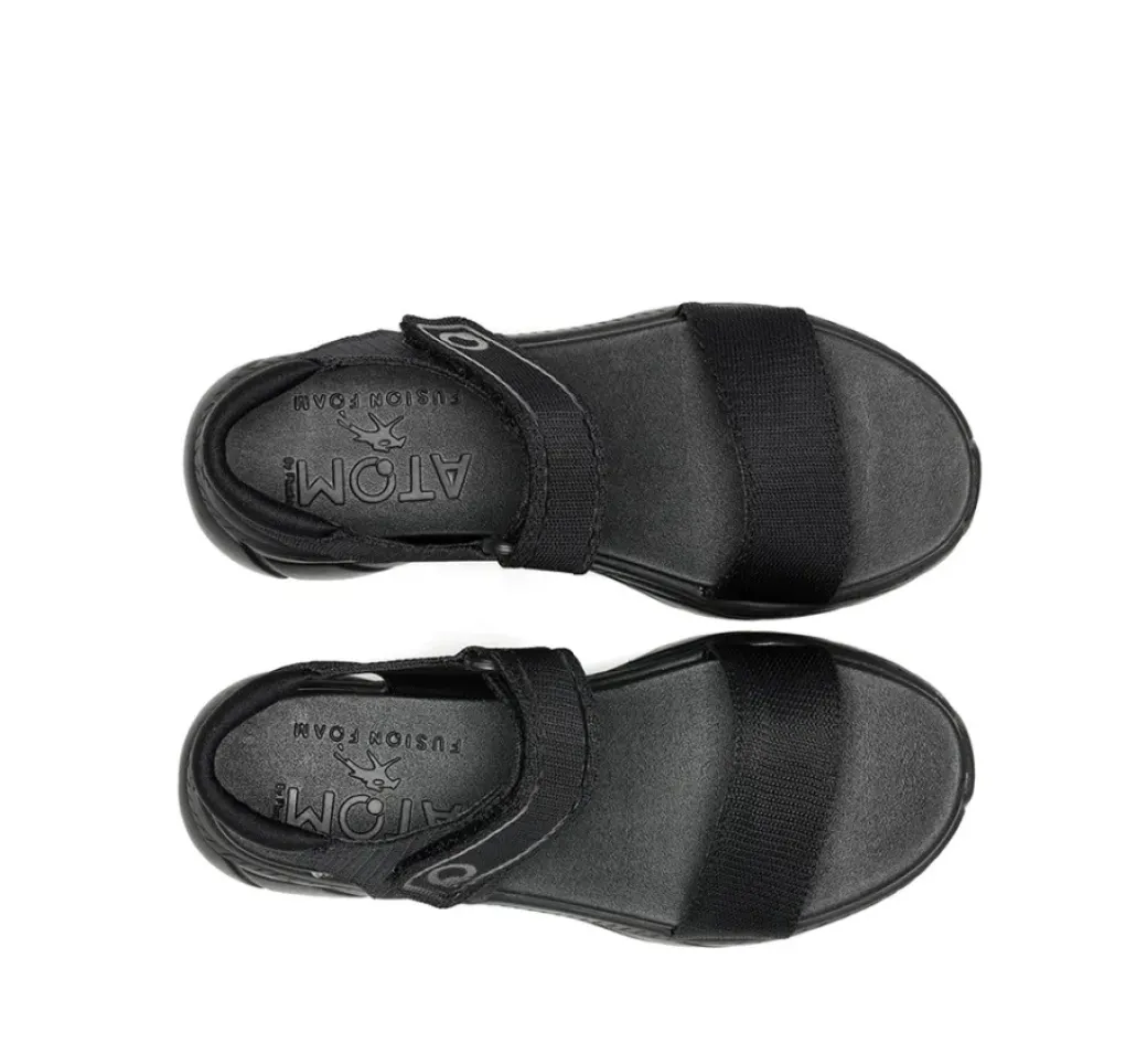 Sale Fluchos FUSION AT105 Black Sandal