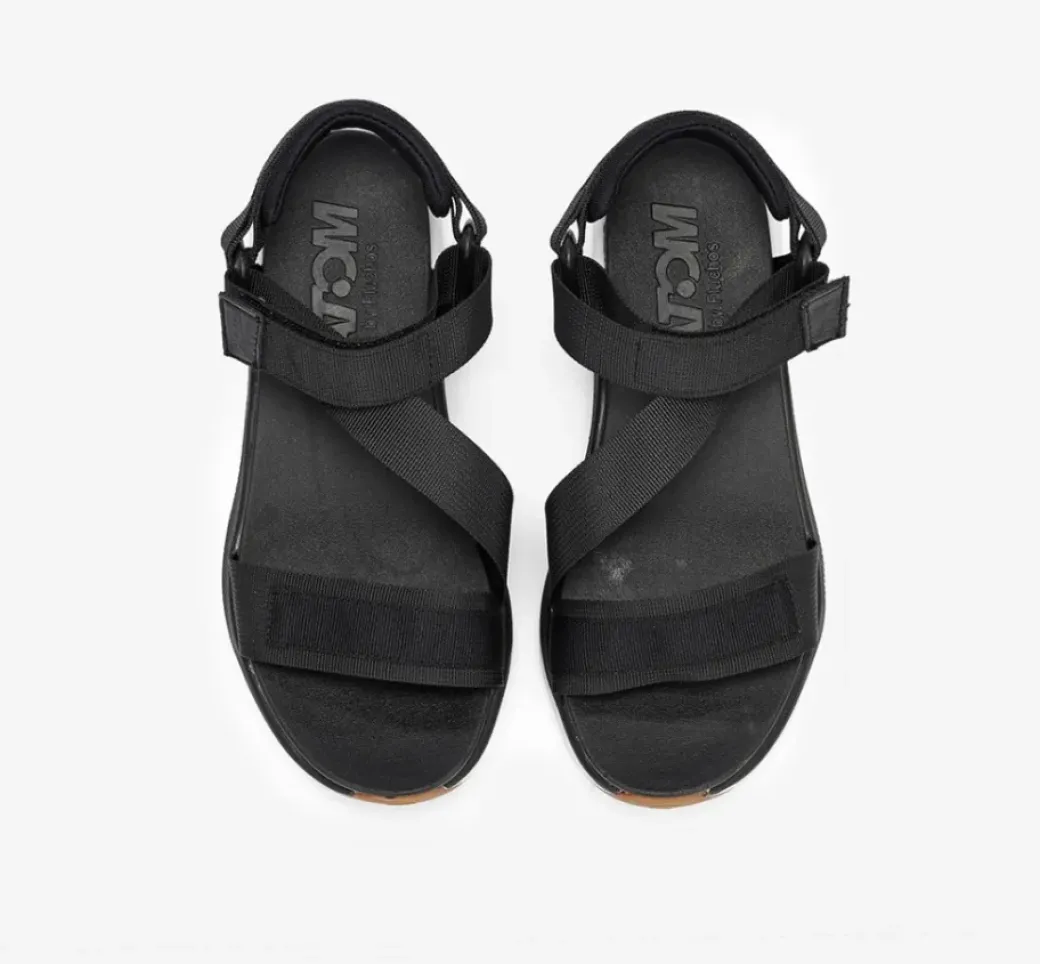 Discount Fluchos FUSIONV2 AT170 Black Sandal