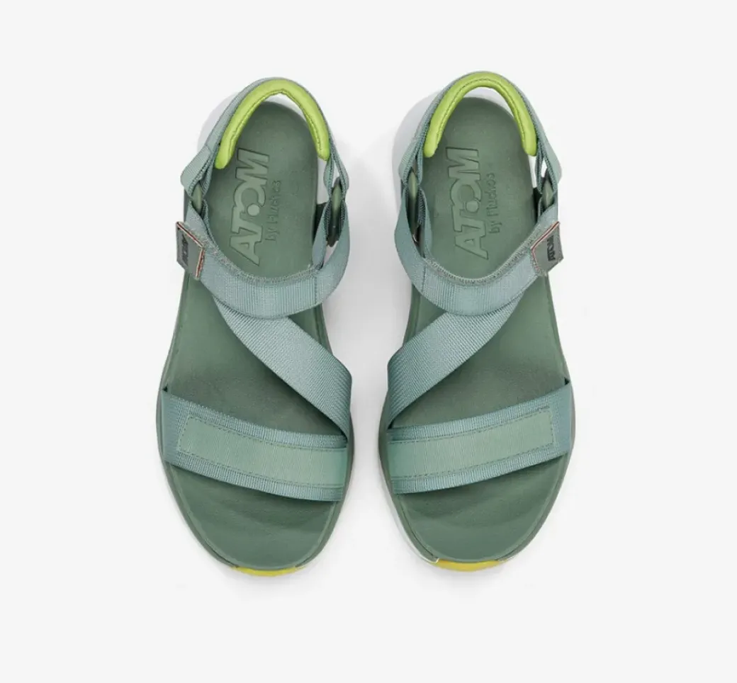 Cheap Fluchos FUSIONV2 AT170 Green Sandal