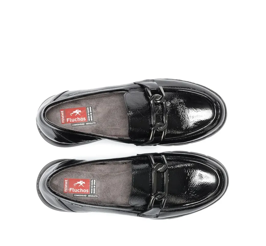 Best Fluchos GLADIS F1794 Black Moccasin