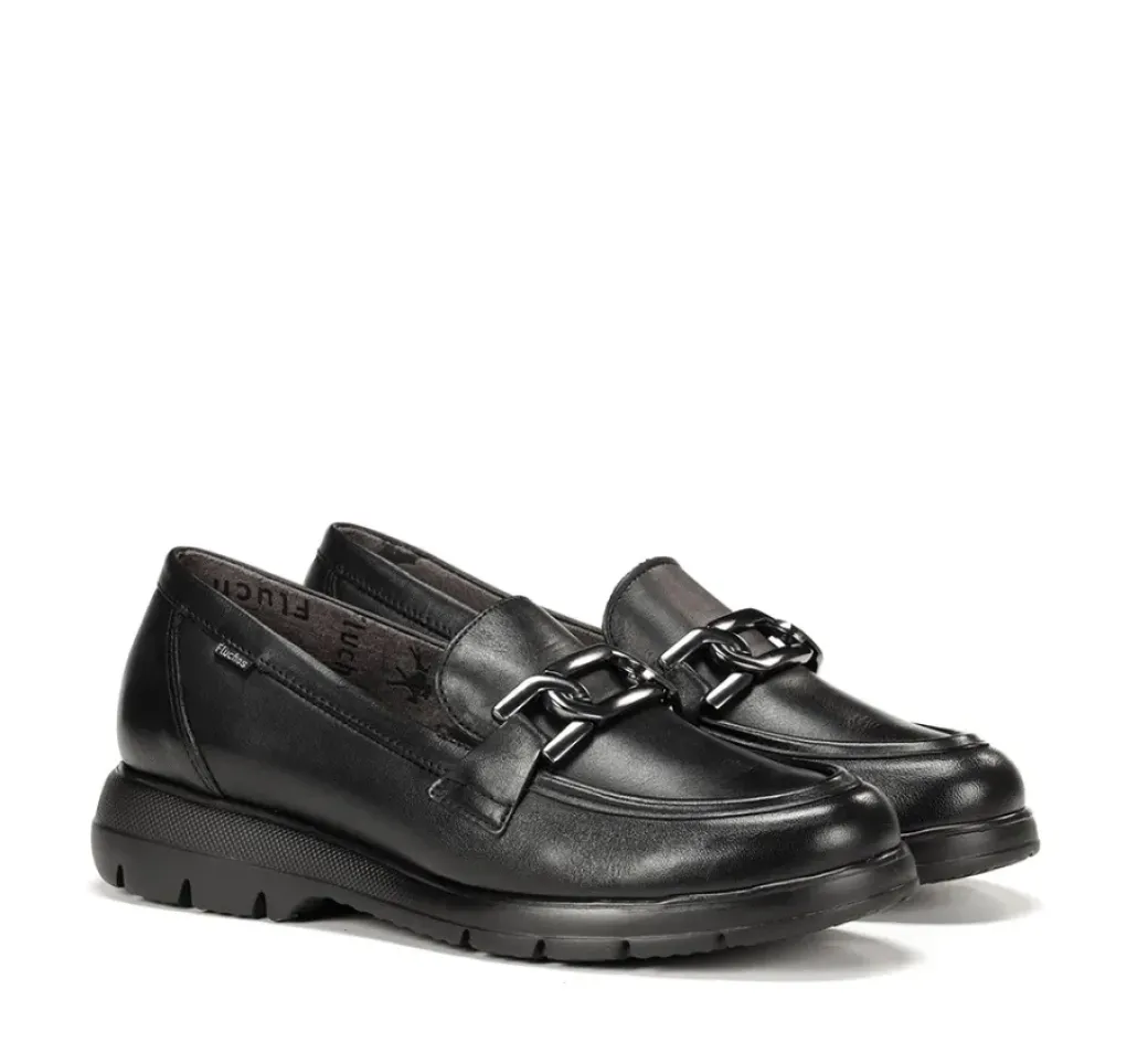 Online Fluchos GLADIS F1794 Black Moccasin