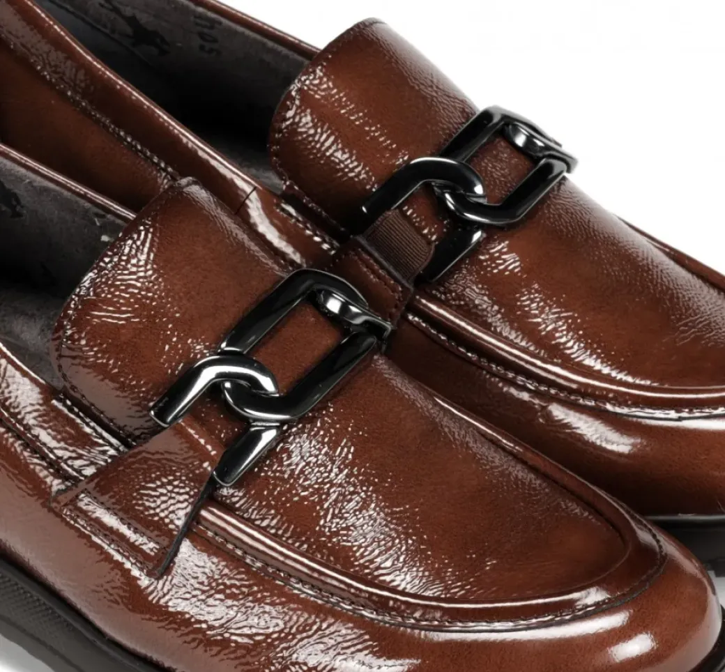 Shop Fluchos GLADIS F1794 Brown Moccasin