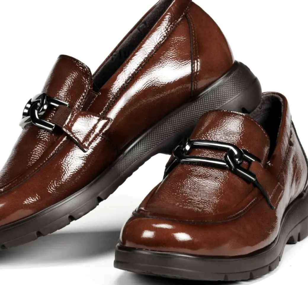 Shop Fluchos GLADIS F1794 Brown Moccasin