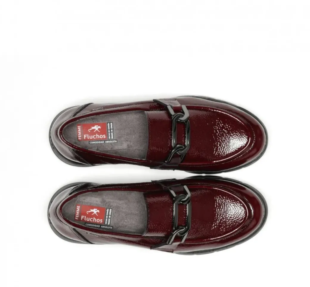 Sale Fluchos GLADIS F1794 Red Moccasin