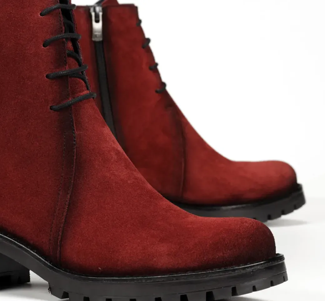 Store Fluchos GLASS D9171 Orange Ankle Boot