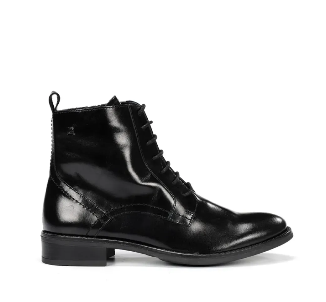 Sale Fluchos HARVARD D8343 Black Ankle Boot