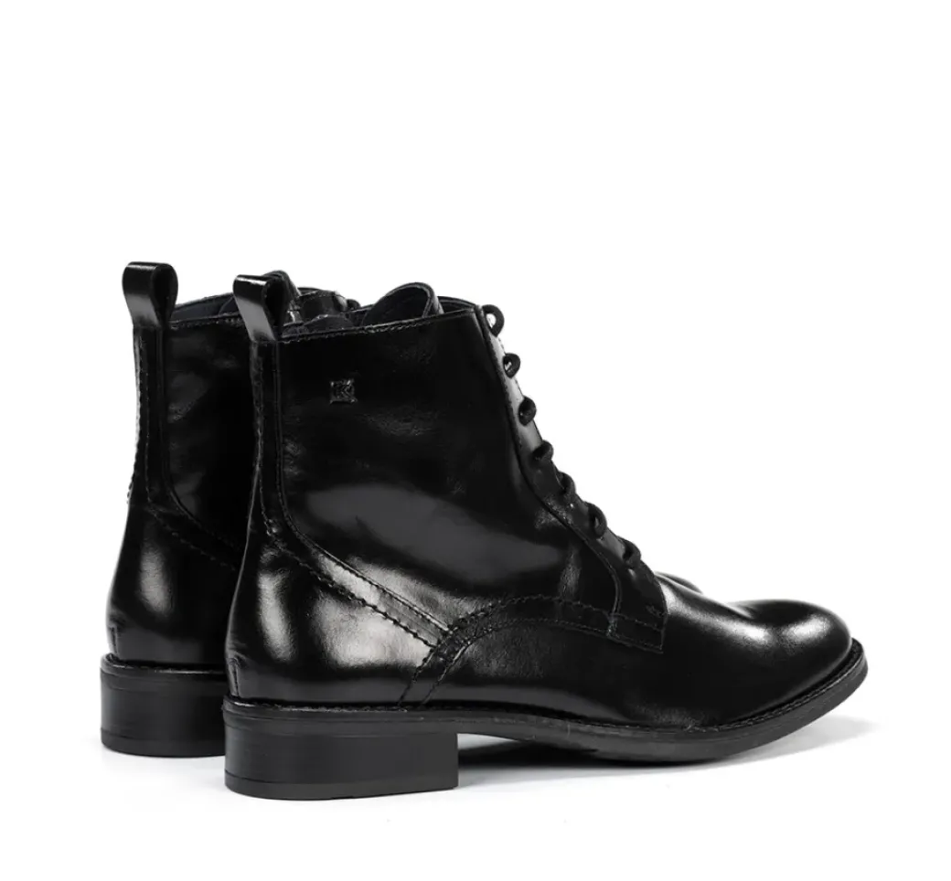 Sale Fluchos HARVARD D8343 Black Ankle Boot