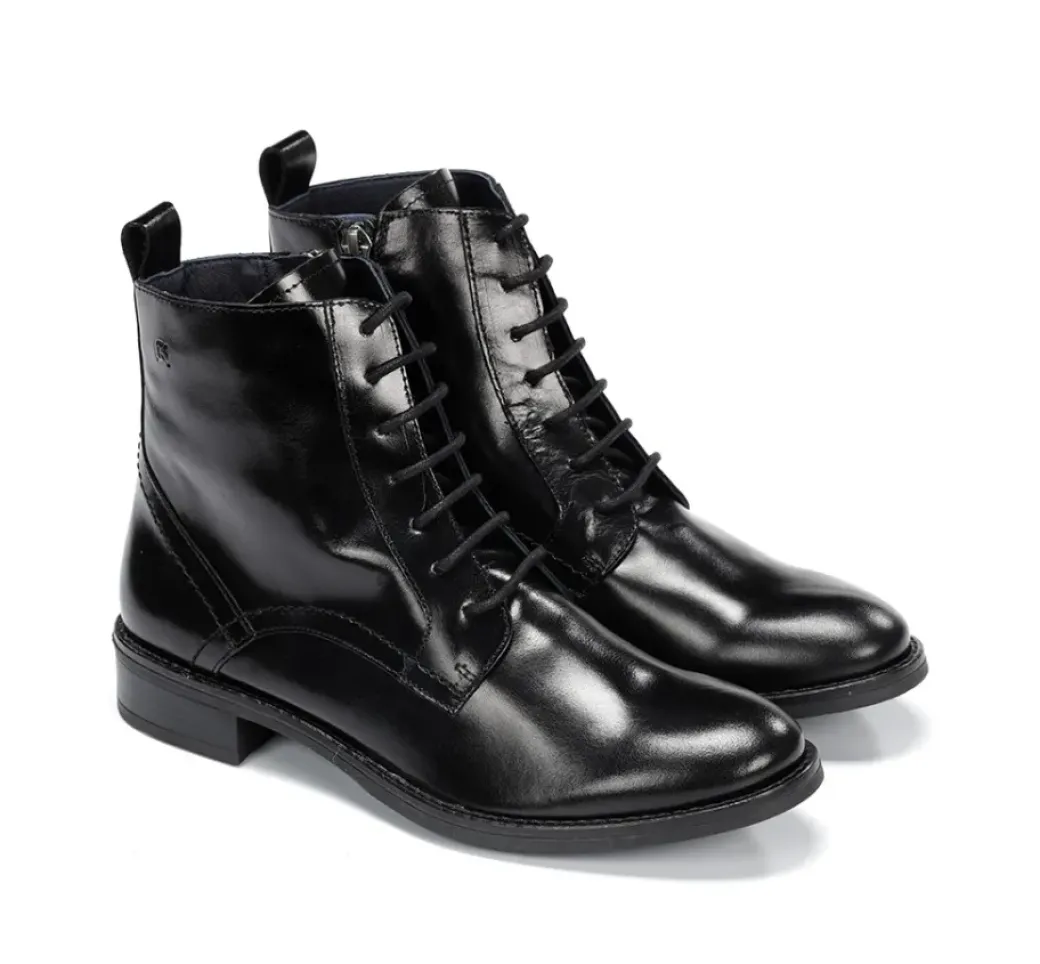 Sale Fluchos HARVARD D8343 Black Ankle Boot
