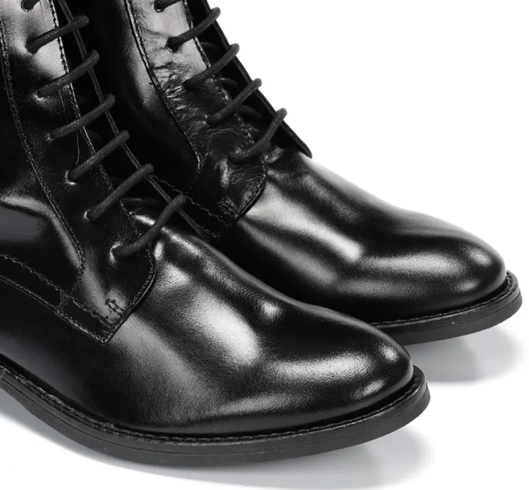 Sale Fluchos HARVARD D8343 Black Ankle Boot