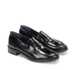 New Fluchos HARVARD D8710 Black Moccasin