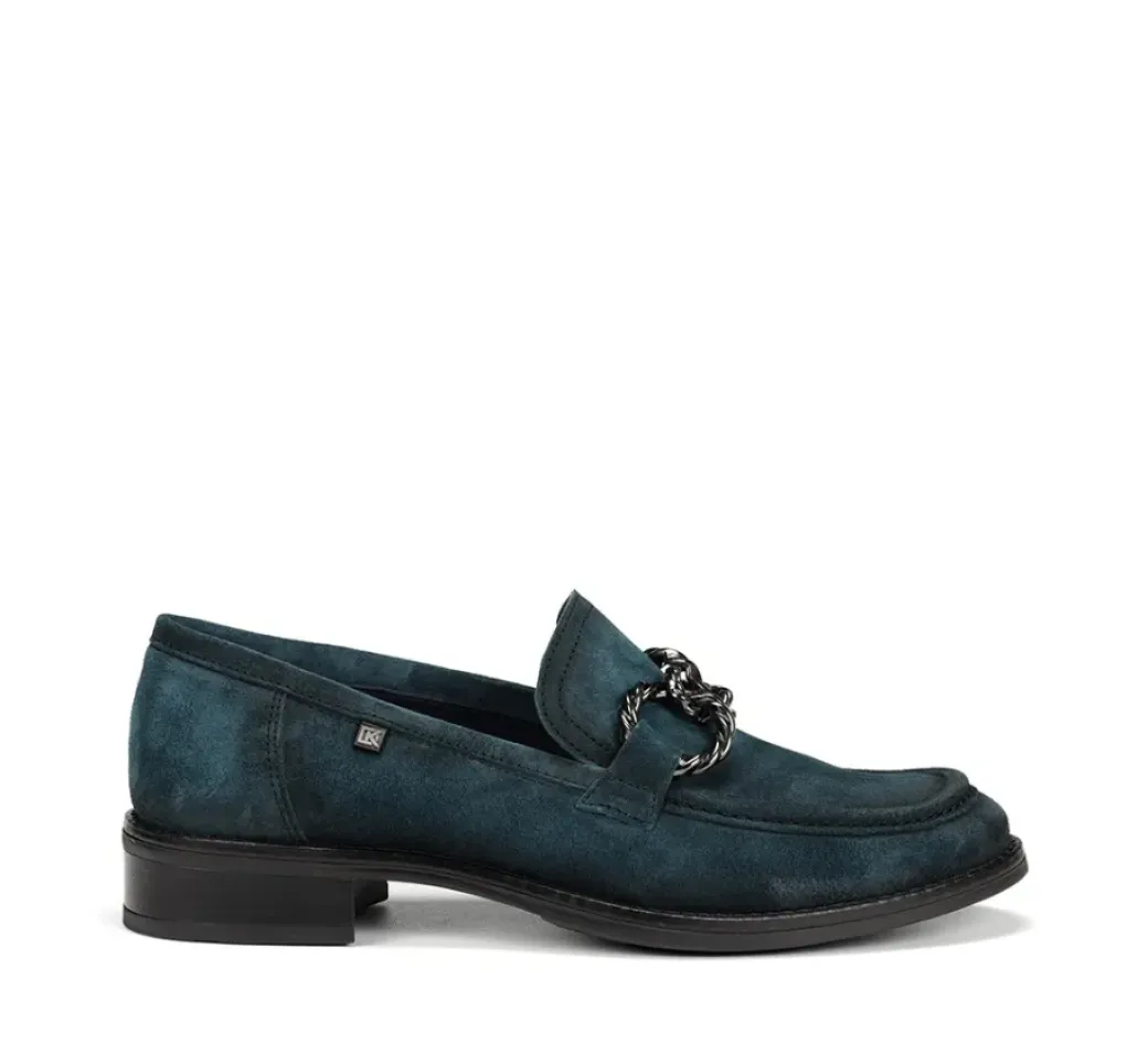 Discount Fluchos HARVARD D9117 Blue Moccasin
