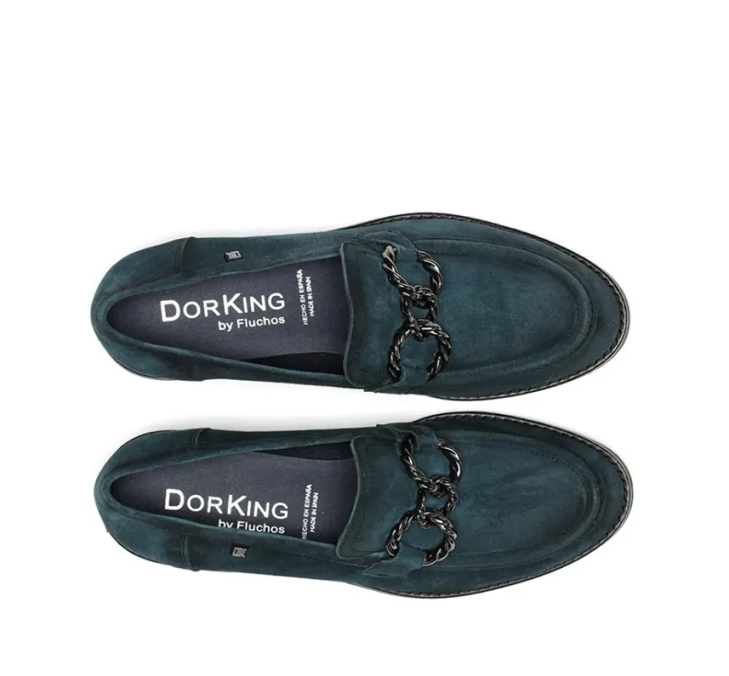 Discount Fluchos HARVARD D9117 Blue Moccasin