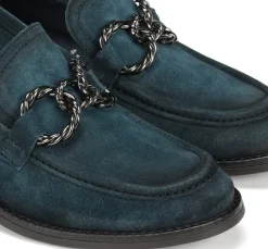 Discount Fluchos HARVARD D9117 Blue Moccasin