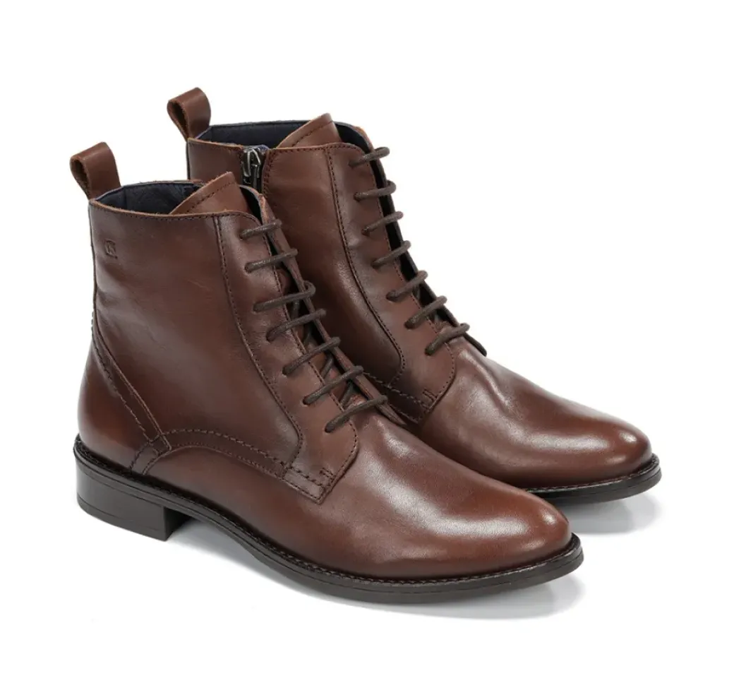 Outlet Fluchos HARVARD D8343 Brown Ankle Boot