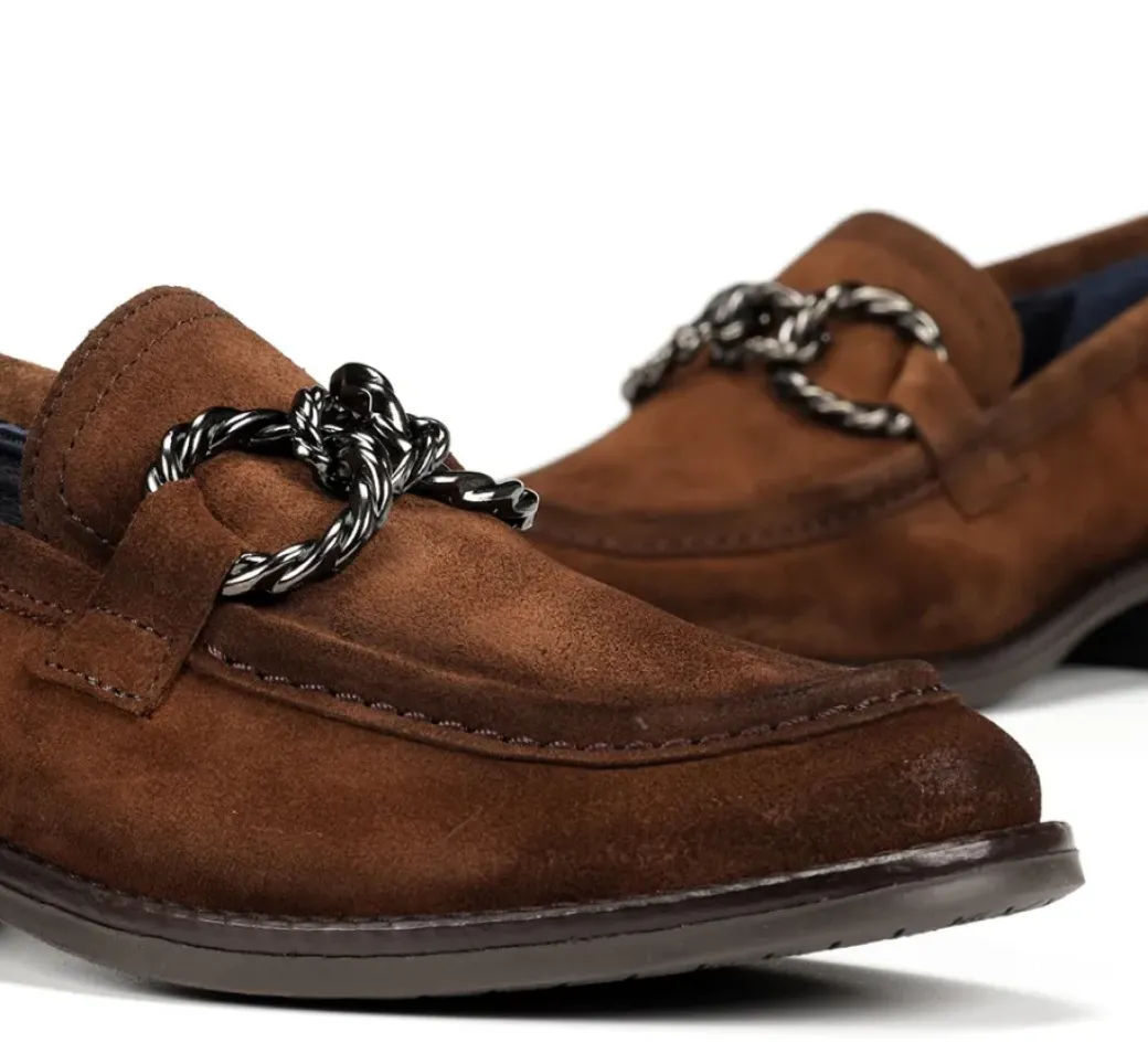 Store Fluchos HARVARD D9117 Brown Moccasin