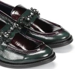 Cheap Fluchos HARVARD D9118 Green Moccasin