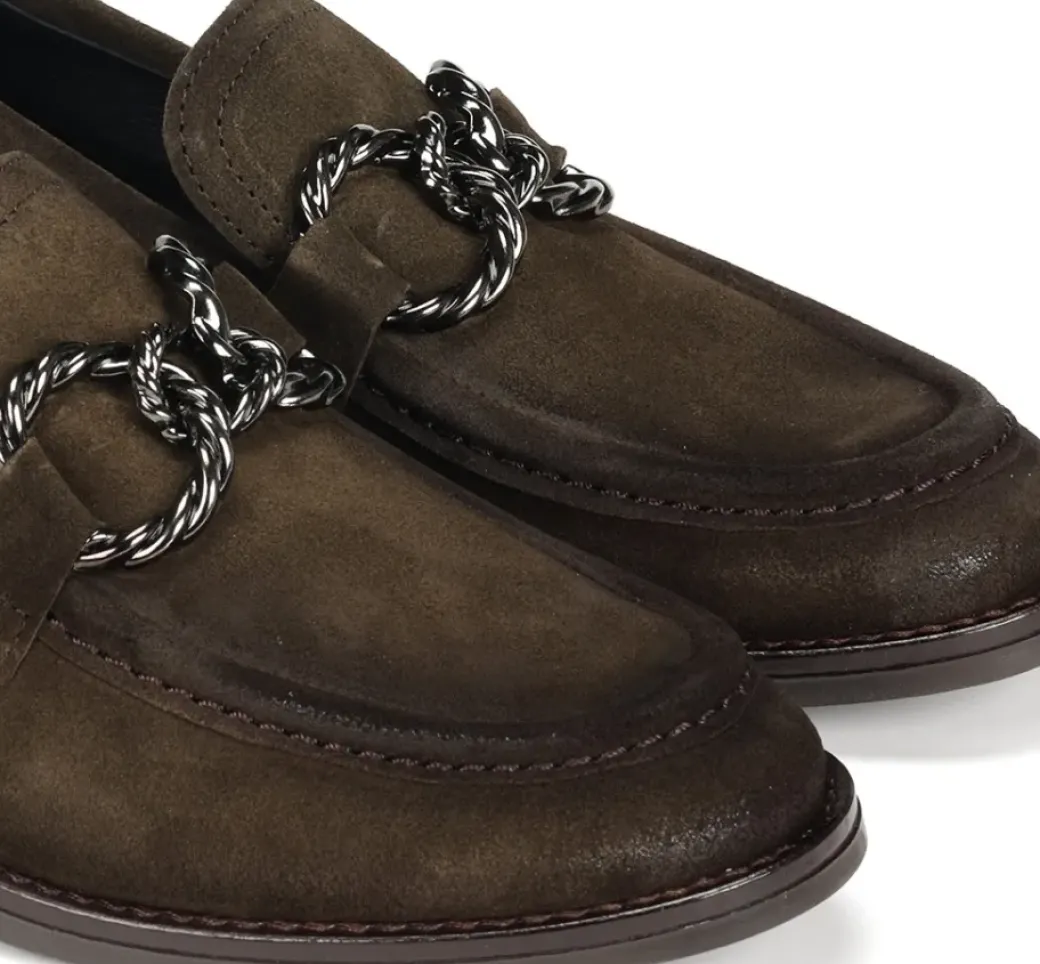 Best Fluchos HARVARD D9117 Green Moccasin