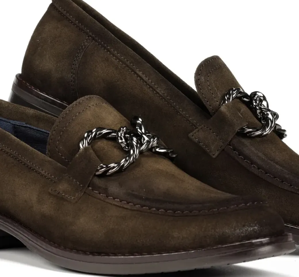 Best Fluchos HARVARD D9117 Green Moccasin