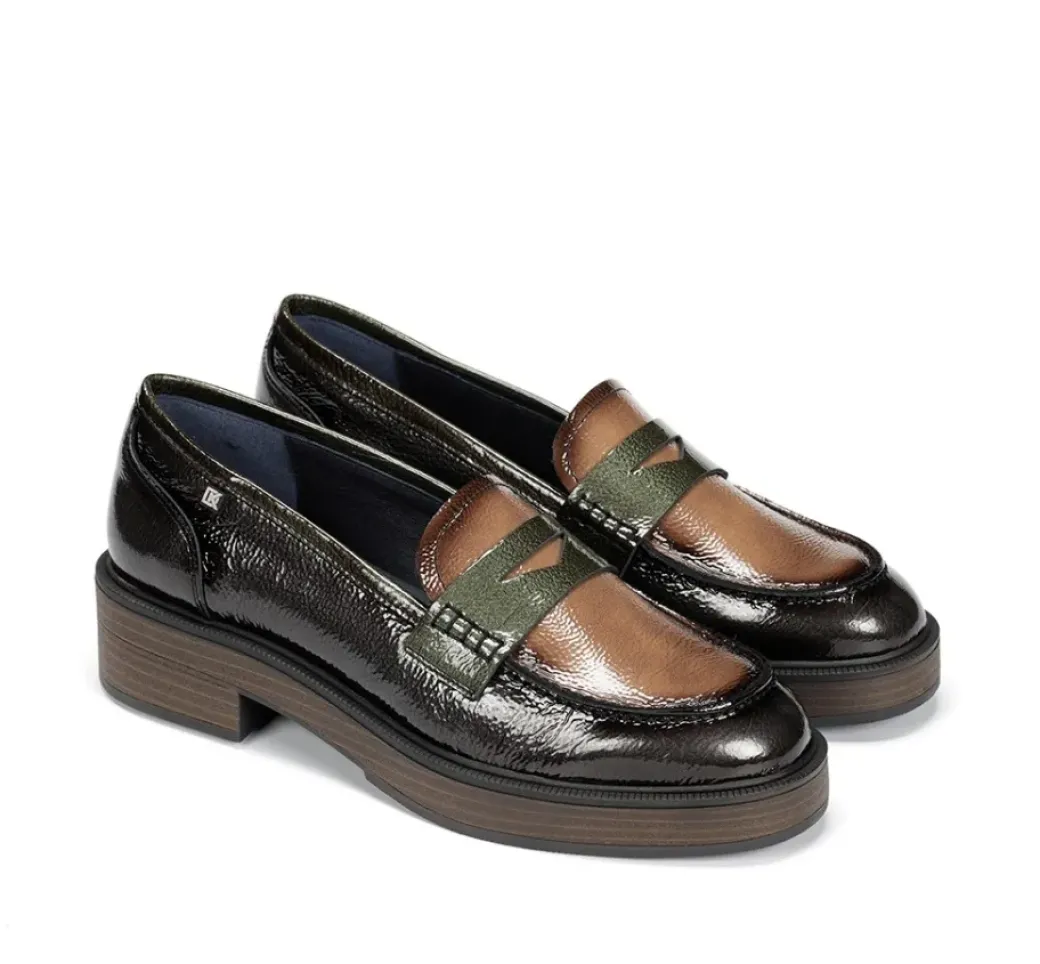 New Fluchos IDALY D9380 Grey Moccasin