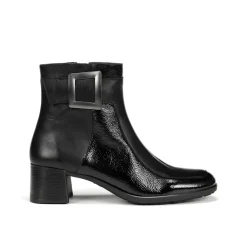 Sale Fluchos IKIA D9199 Black Ankle Boot