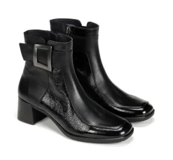 Sale Fluchos IKIA D9199 Black Ankle Boot