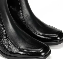 Sale Fluchos IKIA D9199 Black Ankle Boot