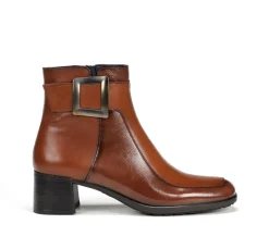 Hot Fluchos IKIA D9199 Brown Ankle Boot
