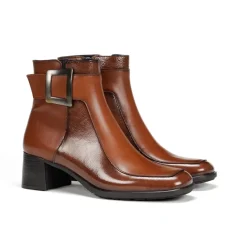 Hot Fluchos IKIA D9199 Brown Ankle Boot