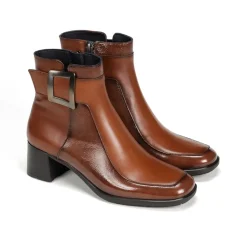 Hot Fluchos IKIA D9199 Brown Ankle Boot